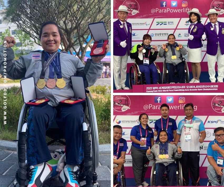 จอมพลังสาว 'สมควร' ยกกระหึ่มคว้า 4 ทองศึกใหญ่ที่เกาหลีใต้ 