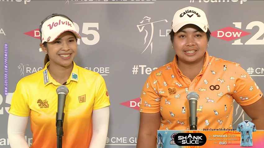 พรอนงค์  และ ปวริศา ทำ 4 อันเดอร์ 66 ในการเล่นแบบโฟร์ซัมส์ วันแรก กอล์ฟทีมรายการ Dow Great Lakes Bay Invitational 