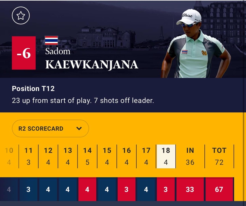 “สดมภ์” เข้ารอบ เมเจอร์ The Open 