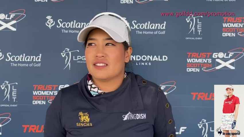 จัสมิน สุวัณณะปุระ ผลงานดีสุดในบรรดา 12 สาวไทยที่อันดับ 14 ร่วม จบรอบแรกสกอร์ 4 อันเดอร์ ศึก Trust Golf Women's Scottish Open 