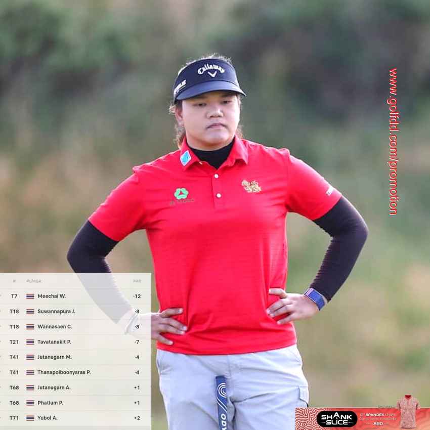 จบรอบสาม วิชาณี มีชัย ยังทำผลงานดีที่สุดในบรรดาสาวไทย ในกอล์ฟ Trust Golf Women’s Scottish Open 