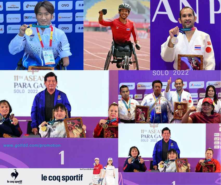 ทัพกรีฑาพาราไทย ฮอตต่อเนื่อง โกยเพิ่มอีก 10 ทอง 3 เงิน 3 ทองแดง 