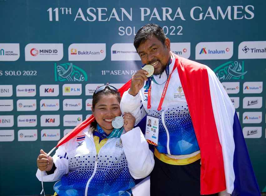 อาเซียนพาราเกมส์ ครั้งที่ 11" ที่ลาแปงแกน โกต้า บารัต เมืองโซโล ประเทศอินโดนีเซีย เมื่อ 4 ส.ค.65 