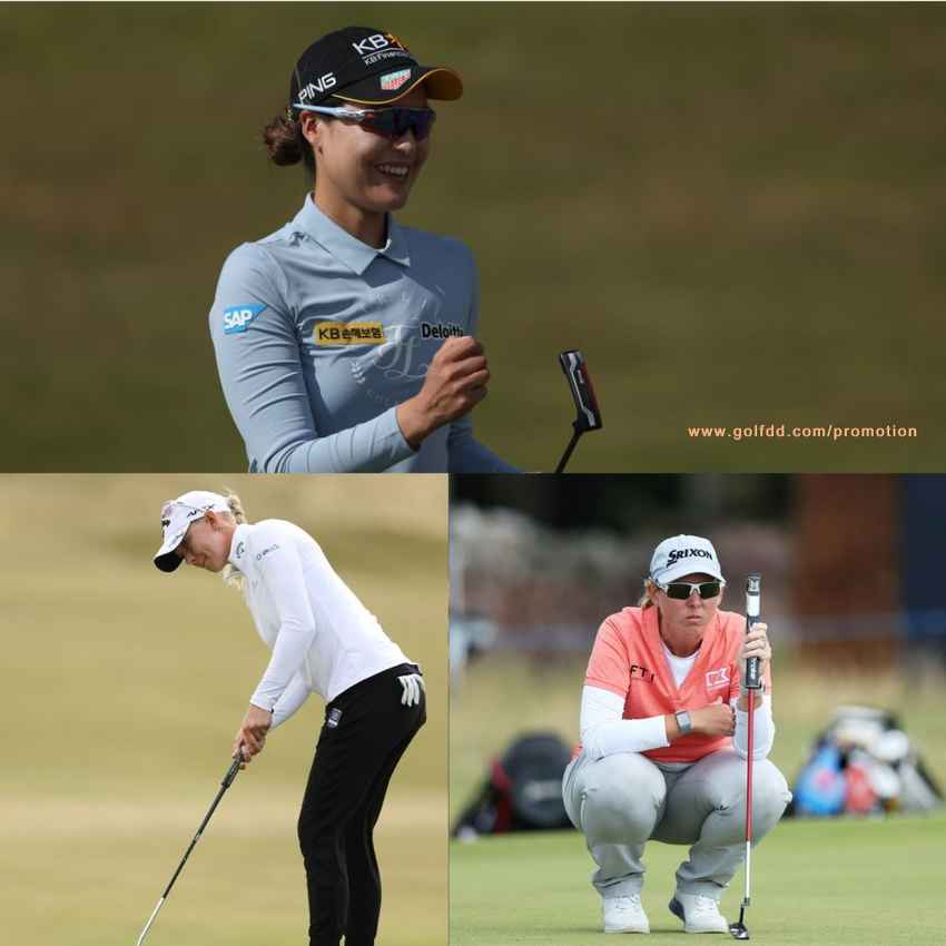 อิน  กี ชุน นำเดี่ยวที่ 8 อันเดอร์  ในกอล์ฟ AIG Women’s Open 2022 เมื่อวันที่ 5 สิงหาคม 