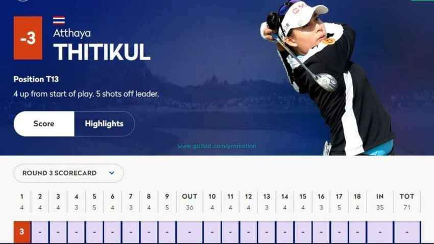 รอบสาม AIG Women's Open 2022 สตาร์ทดี ลุ้นกันยาวๆ 