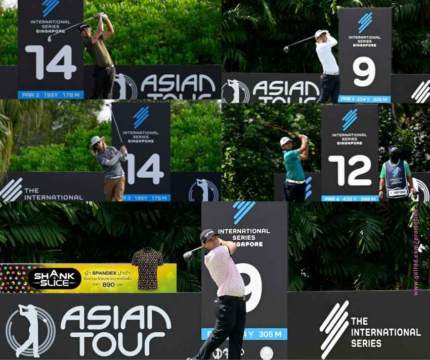 สามโปรไทยตามสามสโตรค เปิด “อินเตอร์เนชันแนล ซีรีส์ สิงคโปร์” รอบแรก 