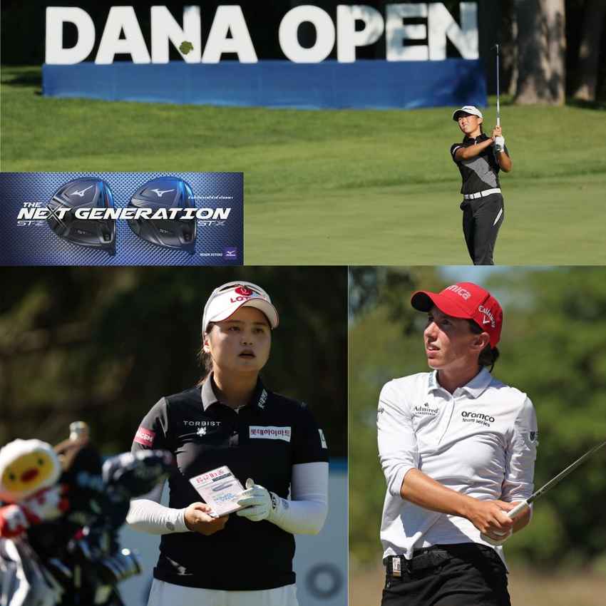 เฮจิน ชเว รูนิง หยิน และคาร์โลต้า ซิกานดา ขึ้นนํารอบแรกที่ Dana Open 