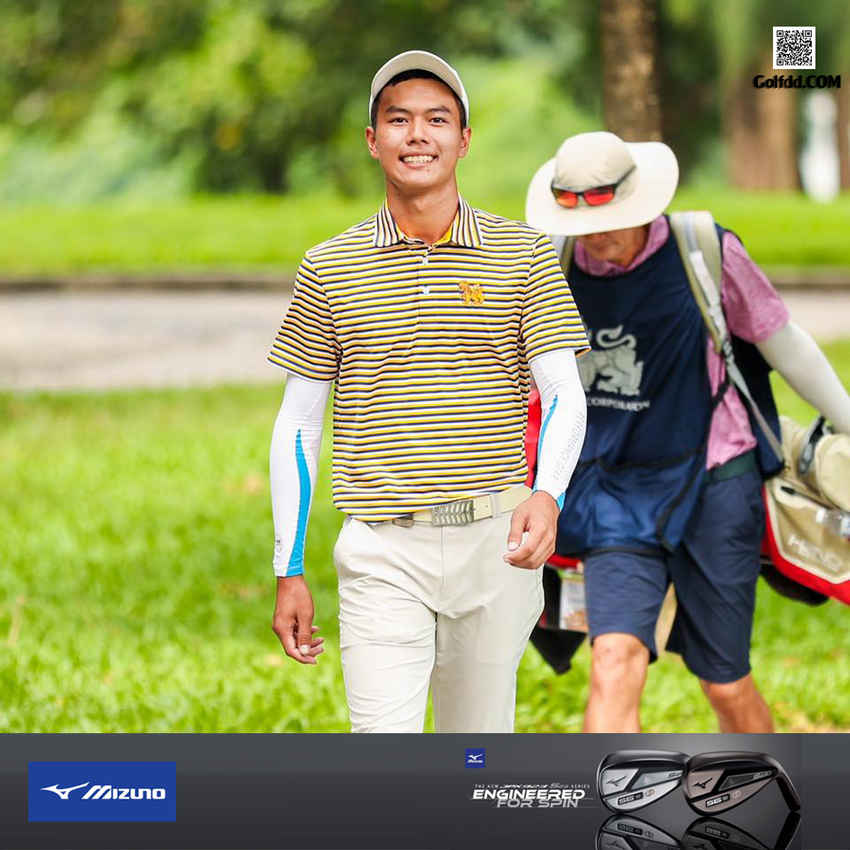 สุทธินนท์ ปัญโญ นักกอล์ฟวัย 19 ปี ขยับใกล้แชมป์แรกใน "สิงห์กอก โอเพ่น 2022" 