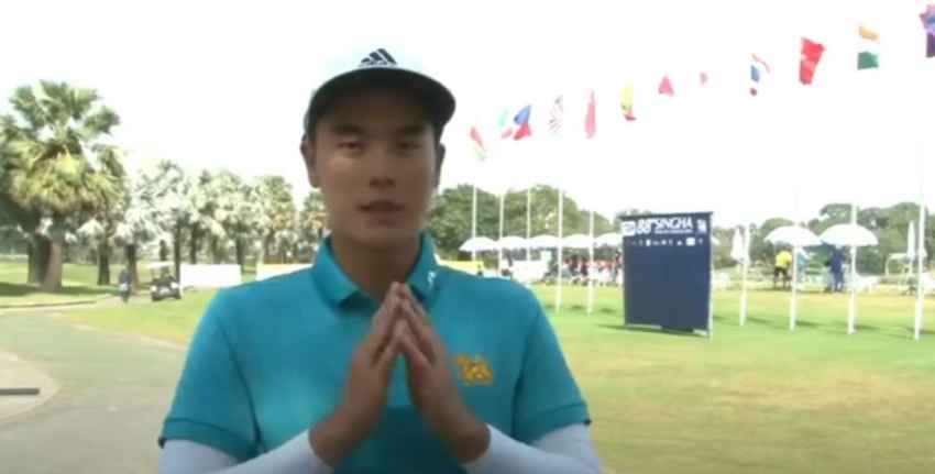 "หิน" อชิตะ เปี่ยมกุลวนิช สวิงทีมชาติไทย วัย 19 ปี ทำ 1 อันเดอร์พาร์ 69 รวม 1 โอเวอร์พาร์ 211 แซงขึ้นนำหลังจบรอบสาม 