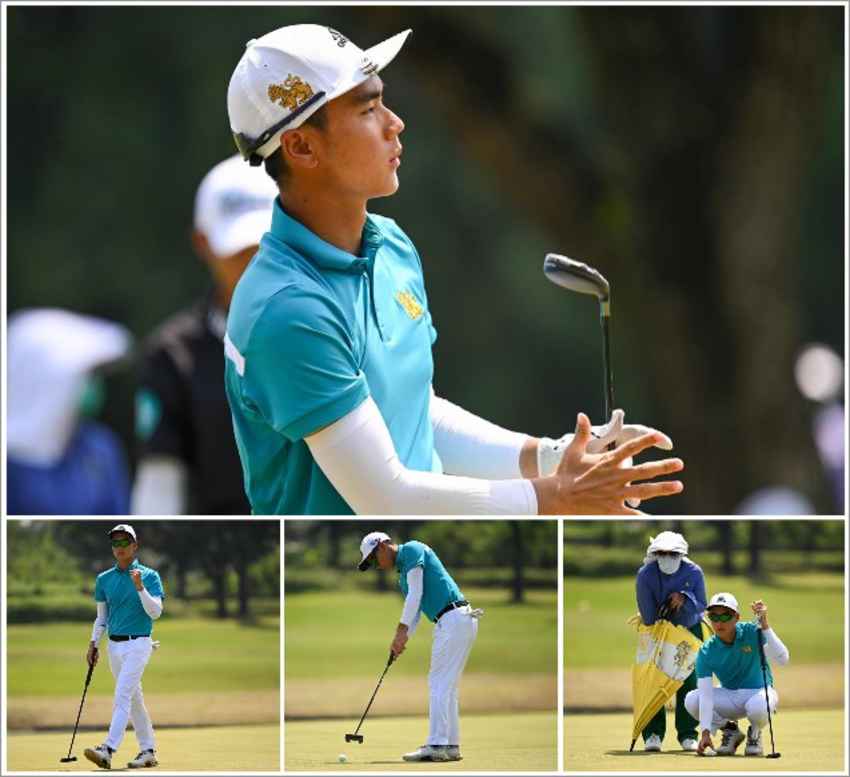 "หิน" อชิตะ เปี่ยมกุลวนิช สวิงทีมชาติไทย วัย 19 ปี ทำ 1 อันเดอร์พาร์ 69 รวม 1 โอเวอร์พาร์ 211 