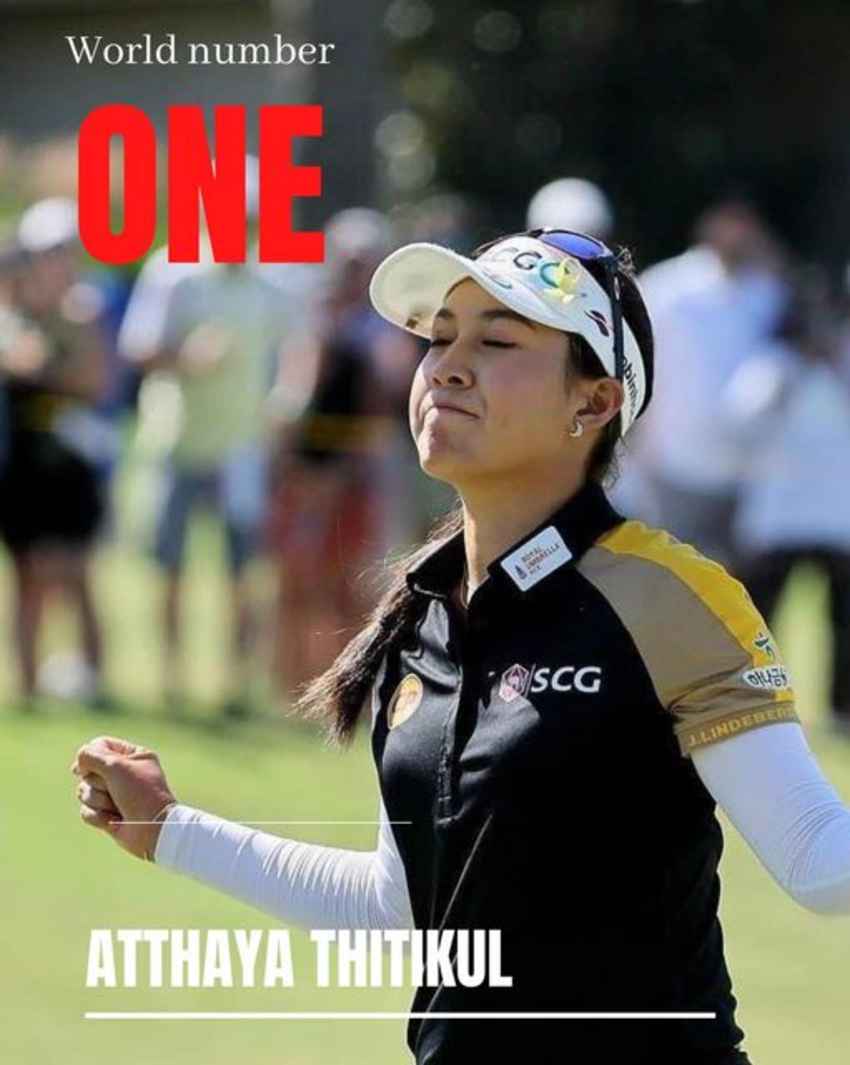 Atthaya Thitikul Becomes No. 1 in Rolex Women’s World Golf Rankings 