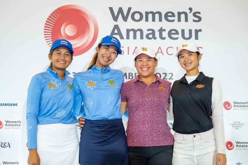 สี่นักกอล์ฟสาวไทย สัมภาษณ์ก่อนลงสนาม 