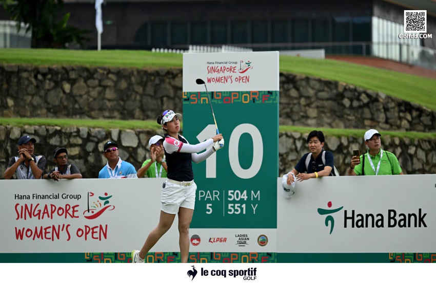 “จีโน่” อาฒยา ฐิติกุล ตีรอบสองอีก 4 อันเดอร์  สกอร์รวม 7 อันเดอร์ ตามผู้นำ 4 สโตรก เข้าสู่รอบสุดท้าย รายการกอล์ฟ Hana Financial Group Singapore Women's Open 