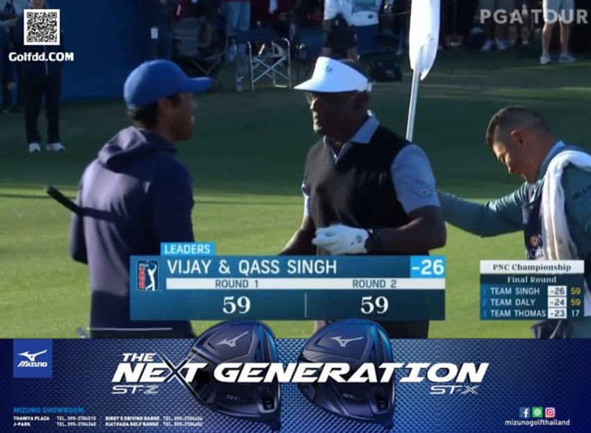 รอบสุดท้ายของ PNC Championship ปี 2022 Vijay และ Qass Singh ทำ 13 อันเดอร์ 59 คว้าแชมป์ไปครอง 