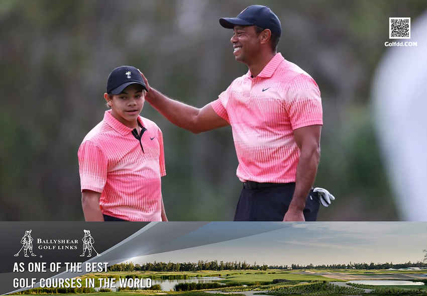 Highlight  น่ารักๆ กับความเหมือนกันพ่อลูก Tiger & Charlie Woods 