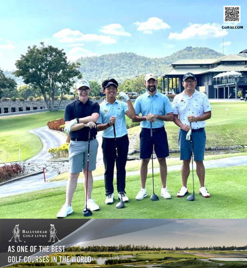 “ทีเค” รัชชานนท์ ซ้อมออกรอบกับ โช มินห์ ตัน ประธานเอเชียนทัวร์ 