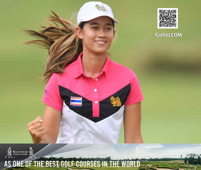 “แพงกี้” แอลล่า แกลิทสกีย์ แจกลายเซ็นแฟนกอล์ฟหลังจบรอบสามกอล์ฟเมเจอร์ The Chevron Championship 