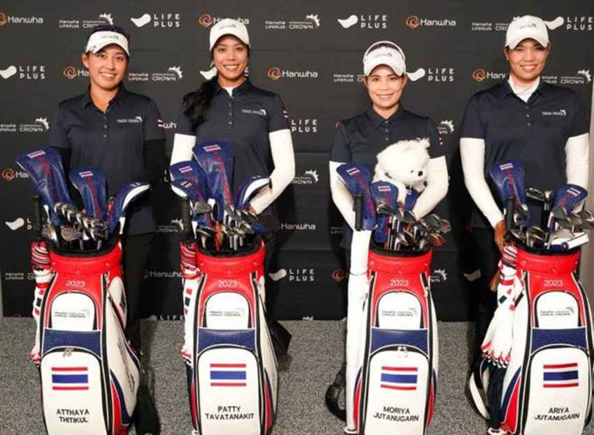 ทีมสาวไทยซึ่งเป็นทีมวางอันดับ 6  ในศึก Hanwha LIFEPLUS International Crown วันที่ 4-7 พฤษภาคมนี้ 