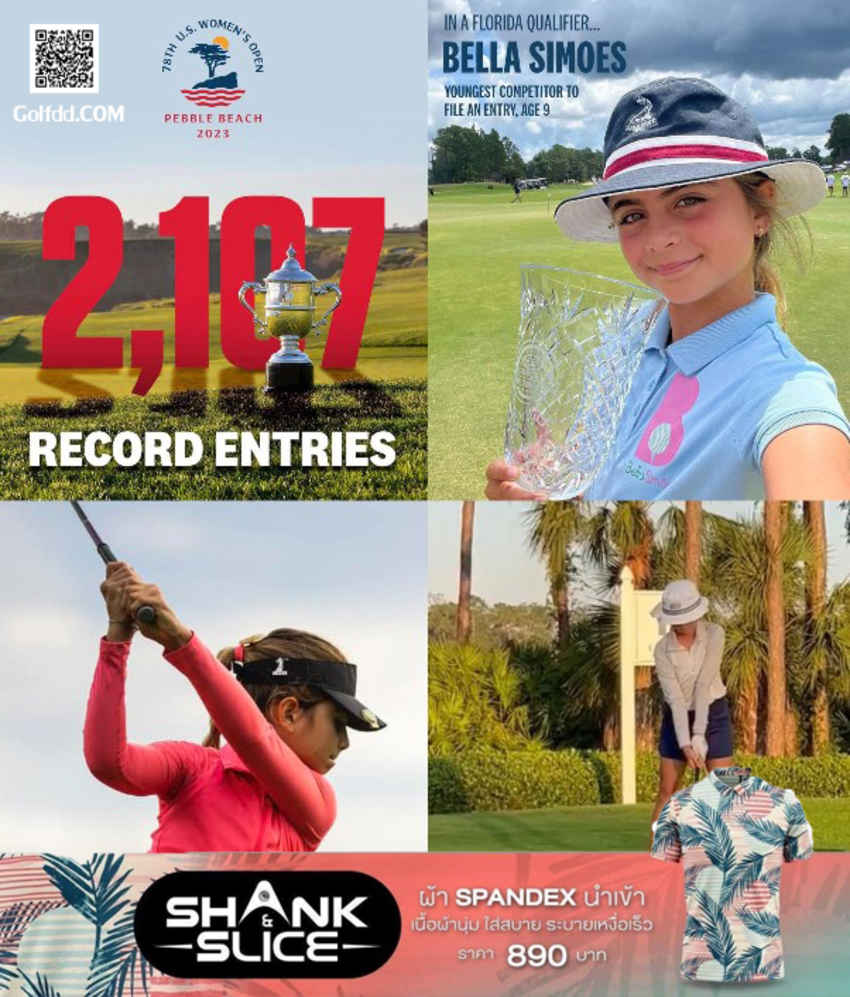 “Bella Simoes” กอล์ฟน้อยที่สุดในประวัติศาสตร์ USGA วัย 9 ขวบ กำลังแข่ง Qualifying เพื่อเป็นผู้เล่นใน U.S. Women’s Open 