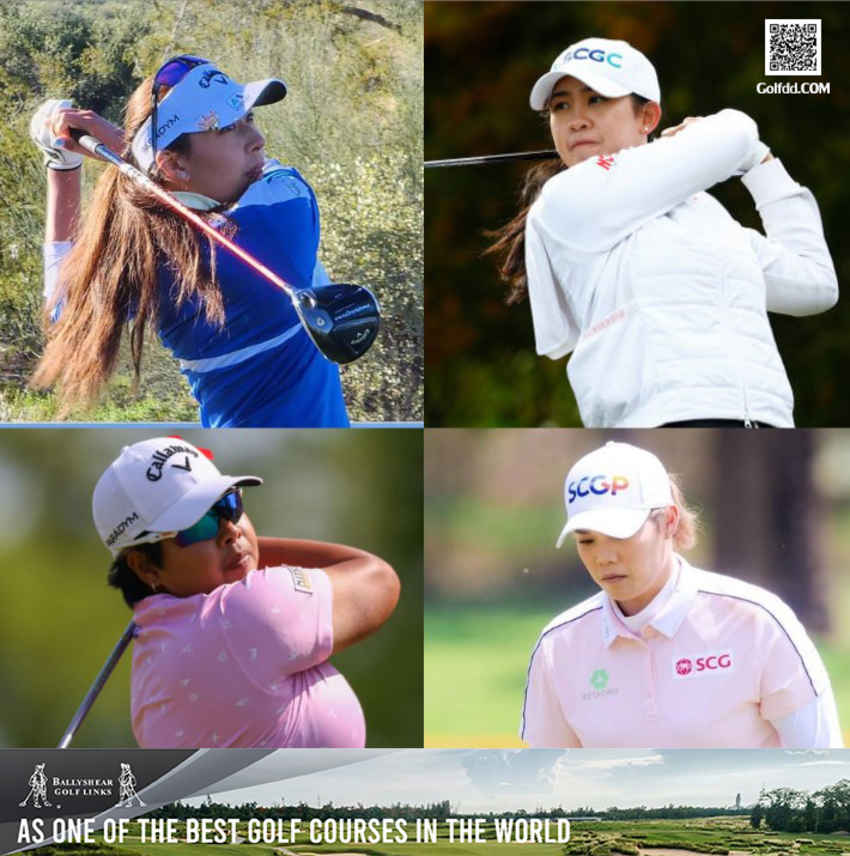 สกอรสาวไทยหลังจบวันที่สอง การแข่งขันกอล์ฟLPGA Tour รายการ Cognizant Fouders Cup 2023 