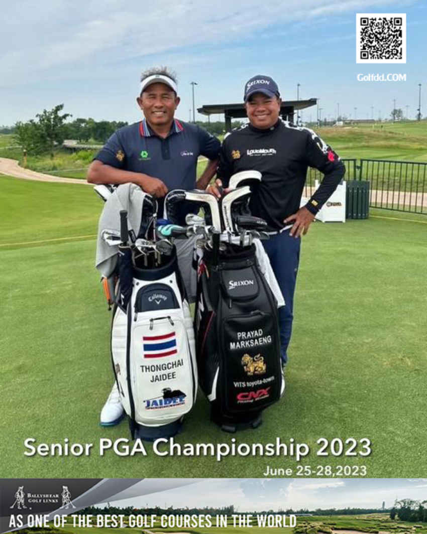 ธงชัย ใจดี และ ประหยัด มากแสง จะเข้าร่วมแข่งขันกอล์ฟ KitchenAid Senior PGA Championship 2023 วันที่ 25-28 พฤษภาคม 