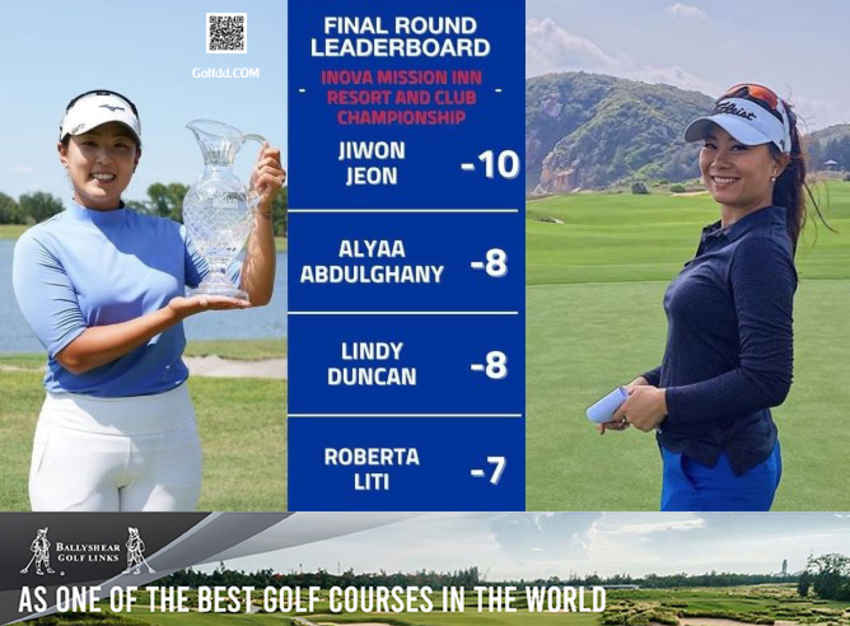 โปรไบรท์ ภิญญาดา ผลงานดีสุดสาวไทย Epson Tour ทัวร์รองของLPGA รายการ INOVA MISSION INN RESORT AND CLUB CHAMPIONSHIP 2023 