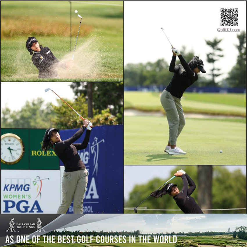 แพทตี้ ธวัชธนกิจ อดีตแชมป์เมเจอร์ ระหว่างการซ้อม ณ สนาม Baltusrol Golf Club (Lower Course) สังเวียนการแข่งขันกอล์ฟ KPMG Women’s Championship ครั้งที่ 69  วันที่ 22-25 มิ.ย. 66 
