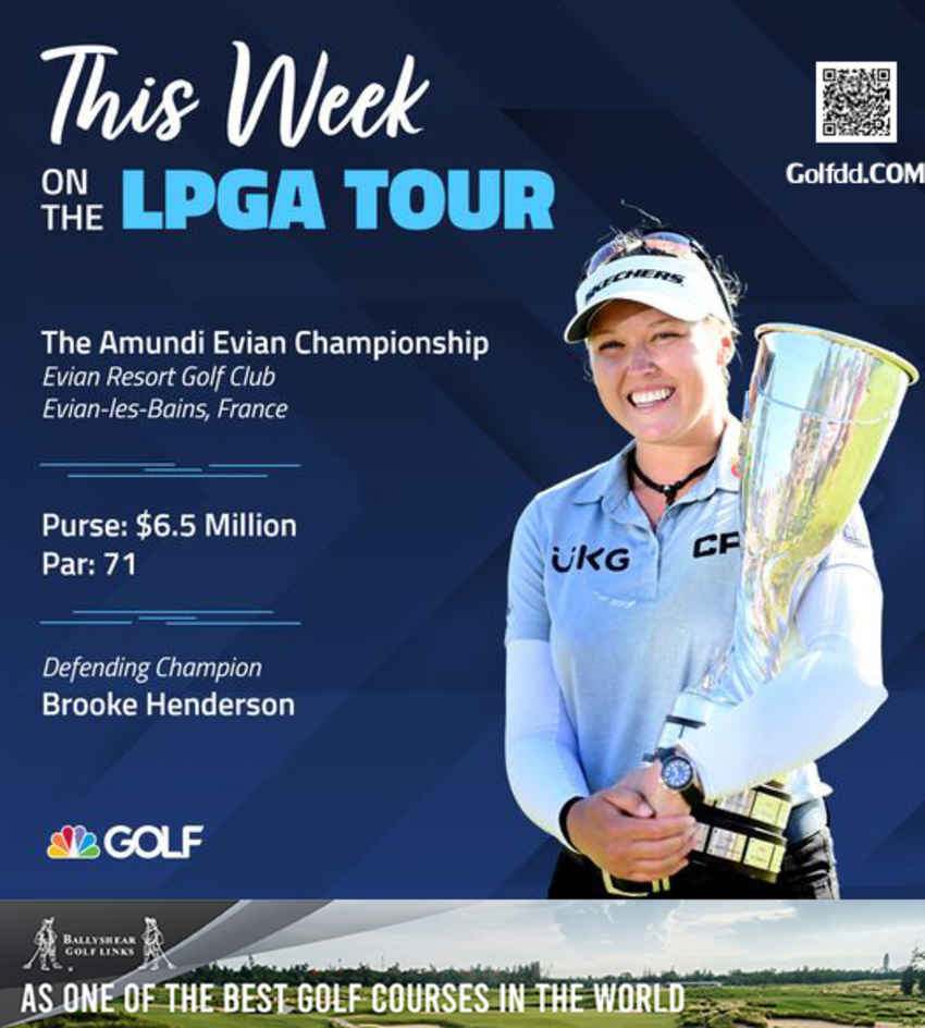 Brooke Henderson พร้อมป้องกันแชมป์ ในศึก The Amundi Evian Championship สัปดาห์นี้ 