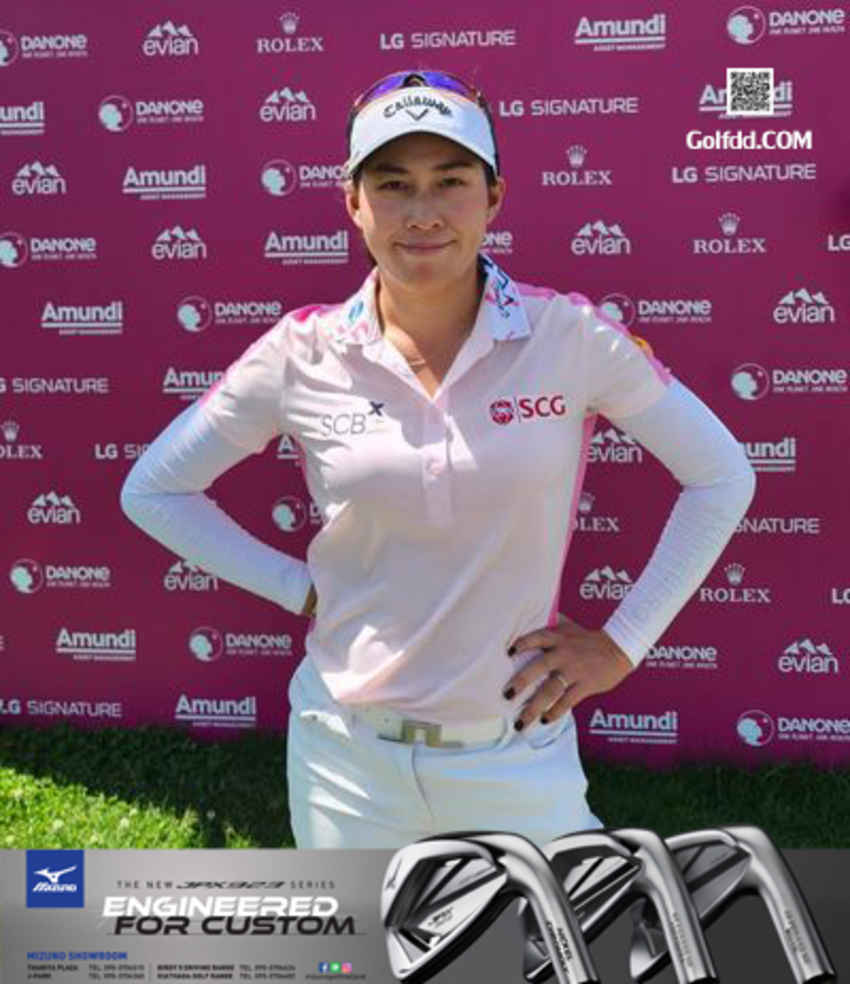 โปรจีน อาฒยา ฐิติกุล ให้สัมภาษณ์หลังจบอันดับ 9 ในการแข่งขันรอบสุดท้าย The Amundi Evian Championship 