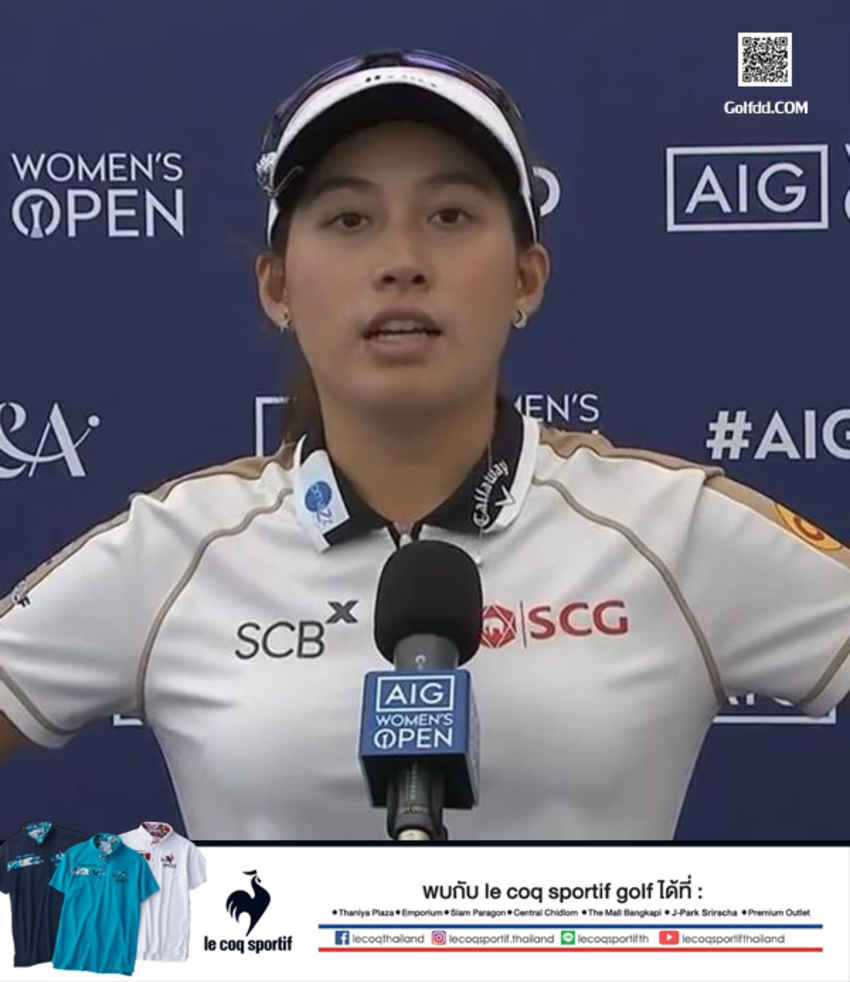 "จีน" อาฒยา ฐิติกุล ให้สัมภาษณ์หลังจบรอบที่สอง AIG Women’s Open 