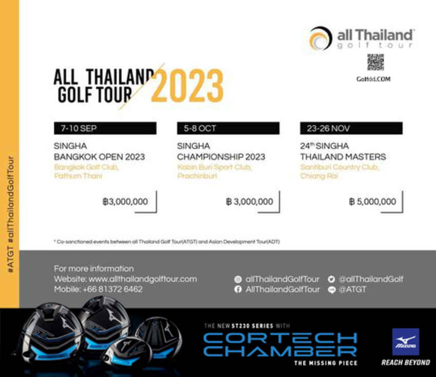 รายการ สิงห์ แชมเปี้ยนชิพ 2023 อัพเดตโปรแกรม  เป็นวันที่ 5-8 ตุลาคม ณ สนามกบินทร์บุรี สปอร์ต คลับ ชิงเงินรางวัล กว่า 3 ล้านบาท 