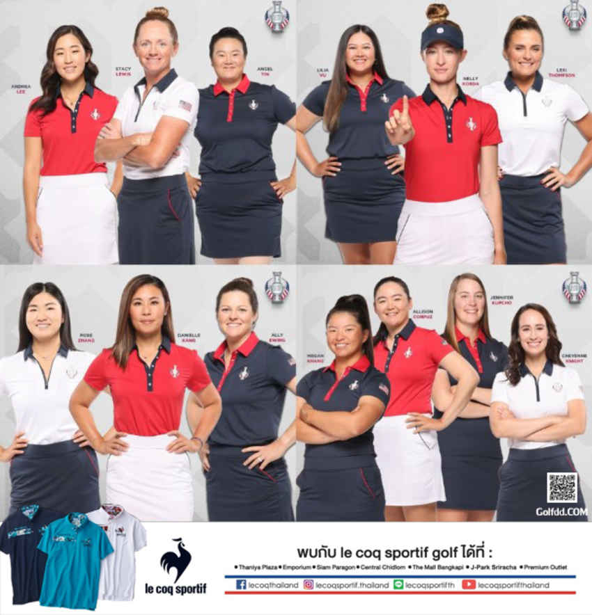 12 นักกอล์ฟสาวสหรัฐอเมริกาทีมโซลไฮม์ คัพ หลังจบนรายการ CPKC Women's Open เมื่อวันจันทร์ที่ 28 สิงหาคม 