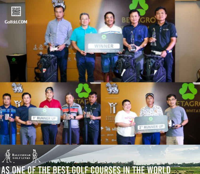 ทีม "Betagro 3" คว้าแชมป์ Betagro Pro Am Invitation - SINGHA BANGKOK OPEN 2023 