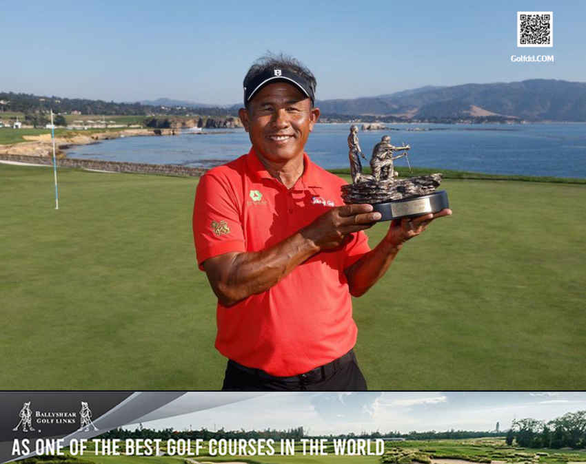 “ธงชัย ใจดี” แชมป์ซีเนียร์พีจีเอทัวร์ รายการ PURE Insurance Championship Impacting First Tee ที่สนาม Pebble Beach 