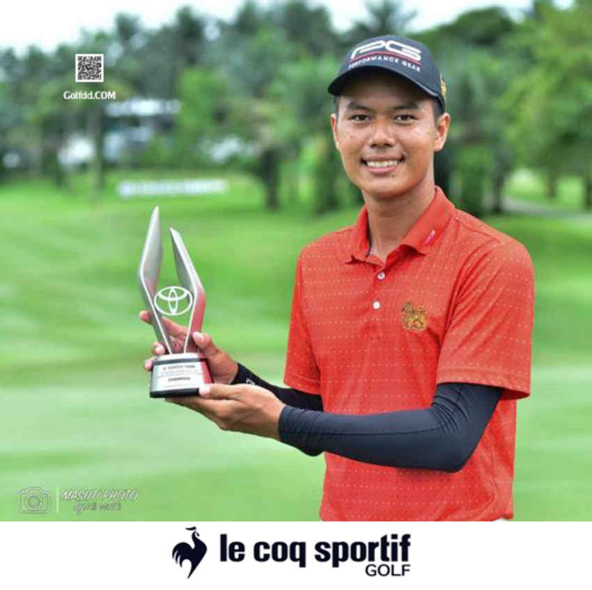 “โปรนนท์” สุทธินนท์ ปัญโญ นำม้วนจบจนคว้าแชมป์รายการ Toyota Tour Championship 