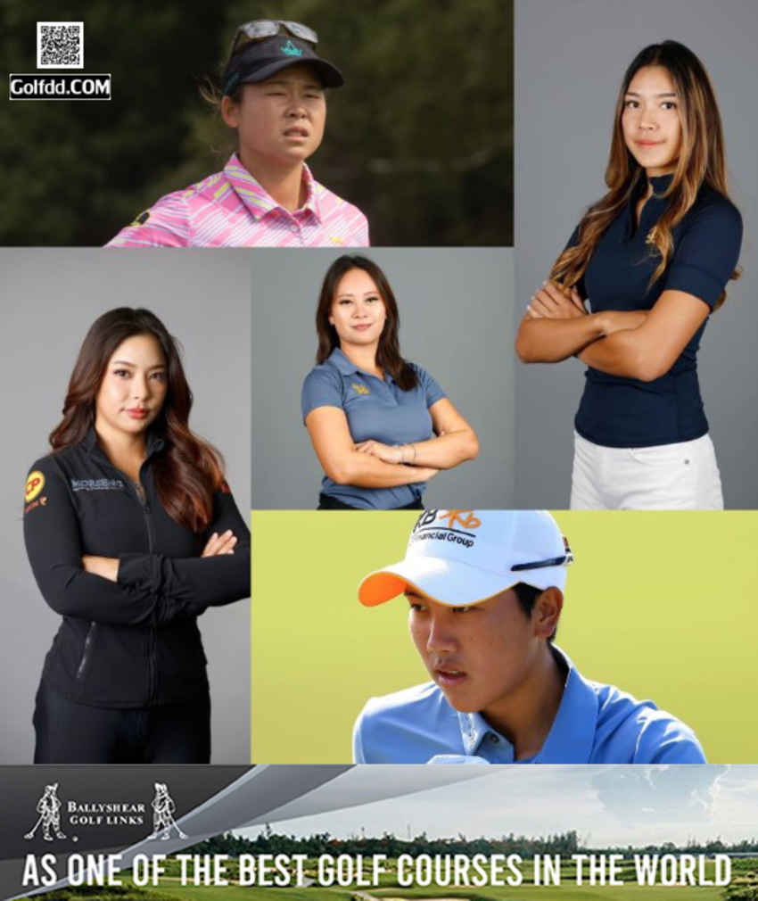 เชียร์นักกอล์ฟสาวไทยทั้ง 5 ร่วมแข่งขันคัดเลือกแอลพีจีเอ และ เอปสัน ทัวร์ คิว-ซีรีส์ ที่โรเบิร์ท เทรนท์ โจนส์ กอล์ฟ เทรล 
