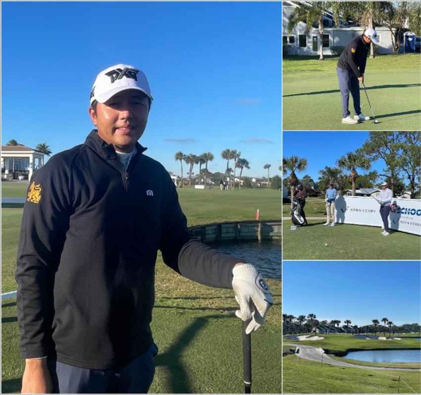 เข้มข้น ลิมพะสุต ลงซ้อม ณ สนาม Sawgrass Country Club ซึ่งเป็นสังเวียนชิงตั๋วพีจีเอทัวร์จำนวน 5 ใบ จากนักกอล์ฟทั้งหมด 167 คน วันที่ 14-17 ธันวาคมนี้ 