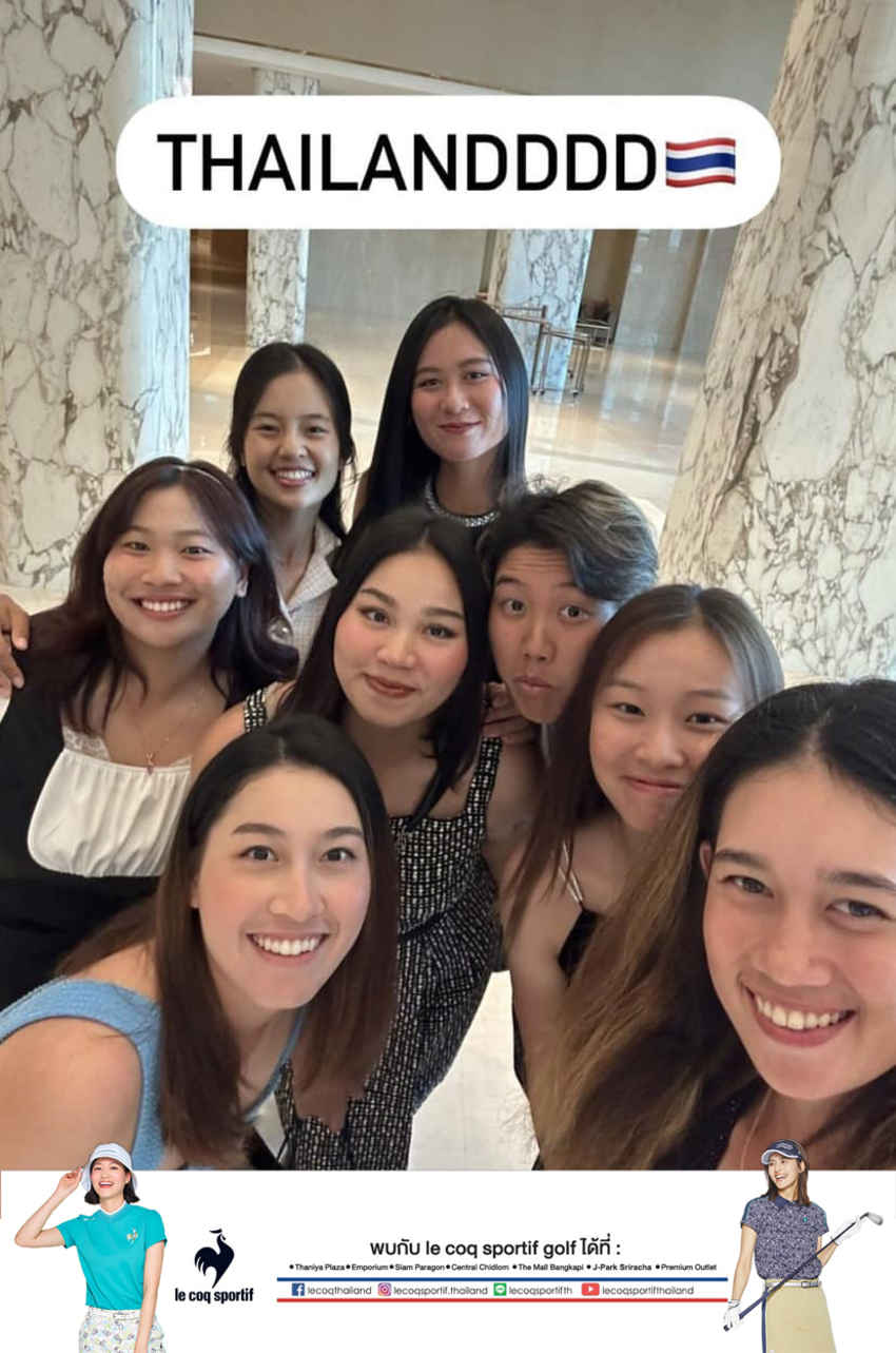 เชียร์ 8 สาวไทย ในกอล์ฟ รายการ Simone Asia Pacific Cup ครั้งที่ 2 วันที่ 21-23 ธันวาคม 2566 