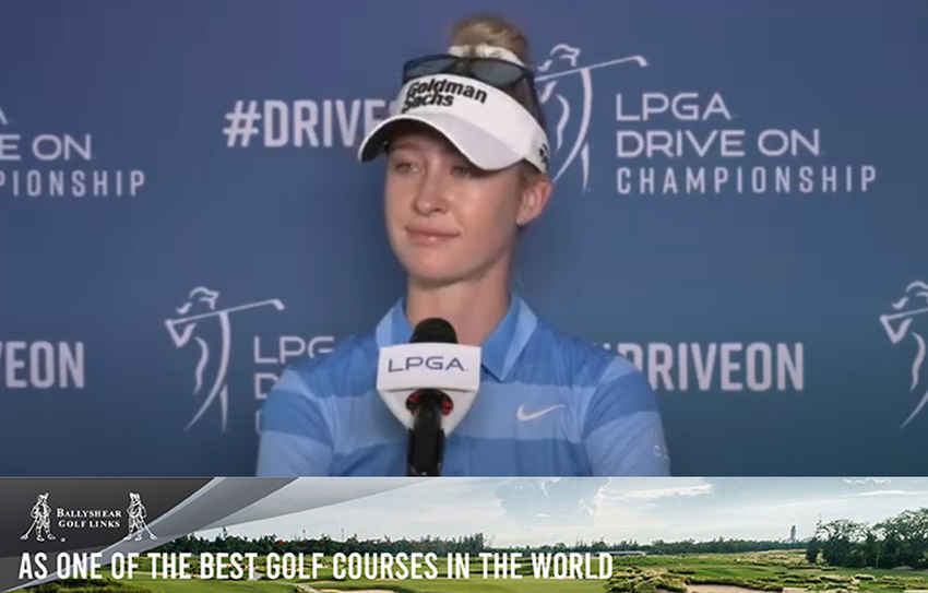 นักกอล์ฟเนลลี่ คอร์ด้า ทำสกอร์นำไปได้ดีในทัวร์ LPGA Drive On Championship ที่ Bradenton Country Club 