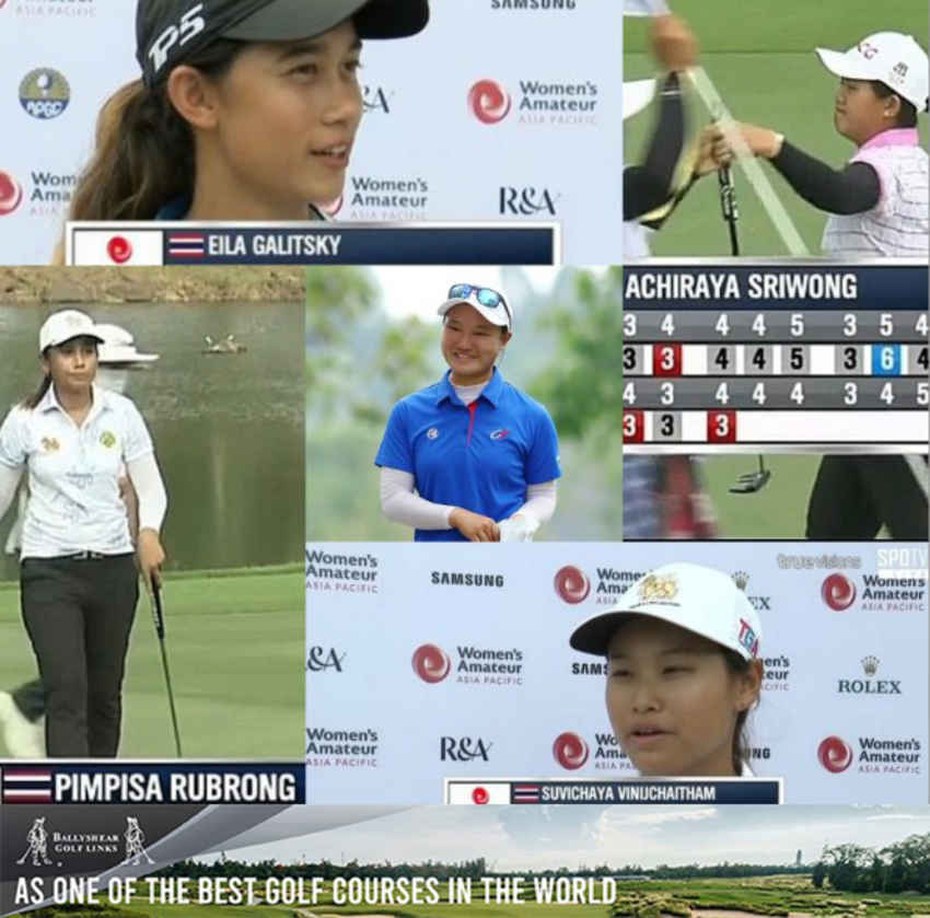 8 สาวไทยผ่านตัดตัวยกแผง รายการ Women's Amateur​ Asia-Pacific 