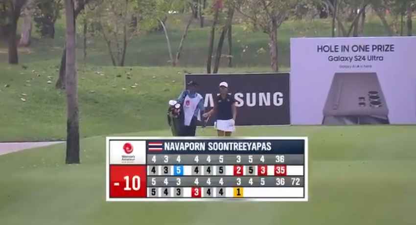 สรุปผลการแข่งขันหลังจบรอบสาม Women’s Amateur Asia-Pacific ครั้งที่ 6 ณ สนามสยามคันทรีคลับ วอเตอร์ไซด์ พัทยา จังหวัดชลบุรี เมื่อวันที่ 3 กุมภาพันธ์ 2567. 