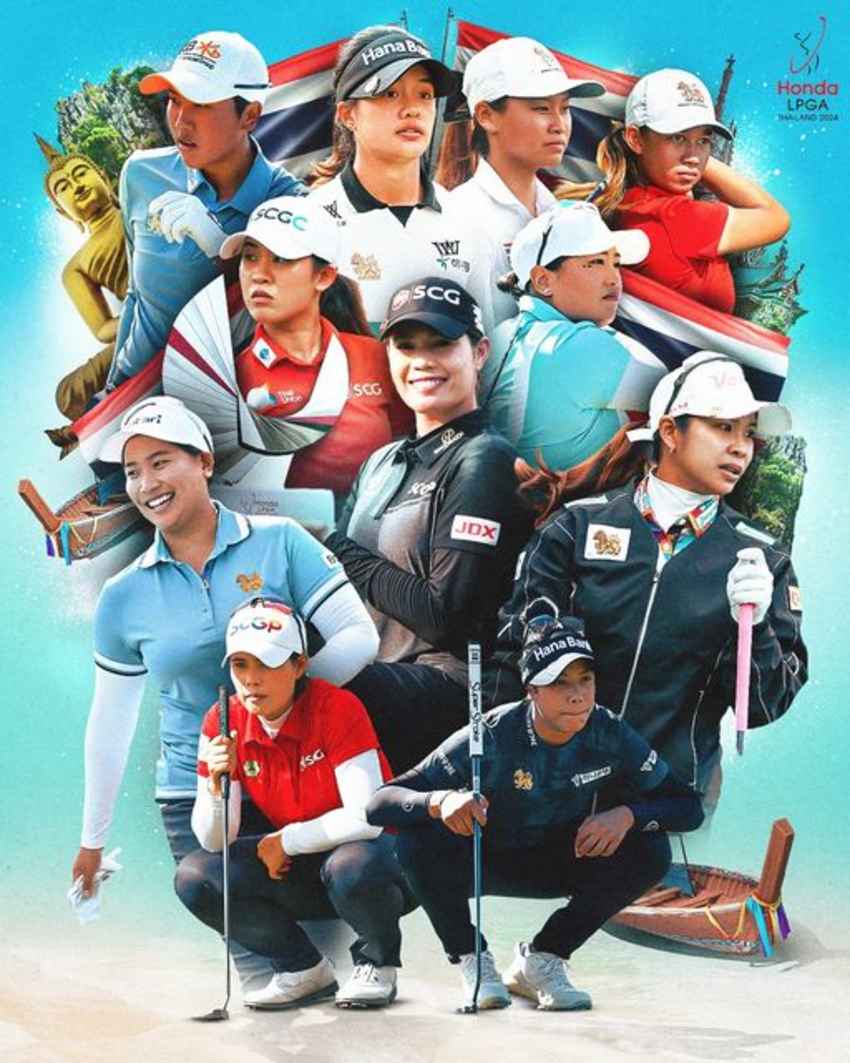 11 โปรสาวไทย การแข่งขันกอล์ฟ ฮอนด้า แอลพีจีเอ ไทยแลนด์ ครั้งที่ 17 วันที่ 22-25 กุมภาพันธ์ 2567 