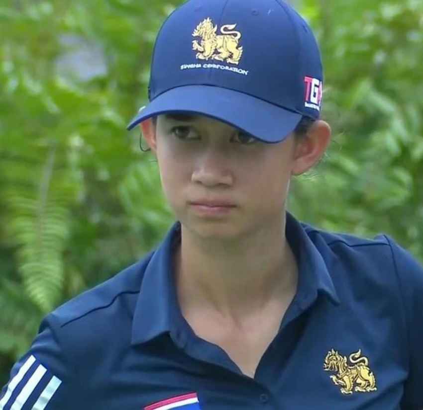 “แพงกี้”แอลล่า แกลิทสกีย์ ให้สัมภาษณ์หลังจบการแข่งขันรอบแรก  รายการ Augusta National Women’s Amateur 2024 