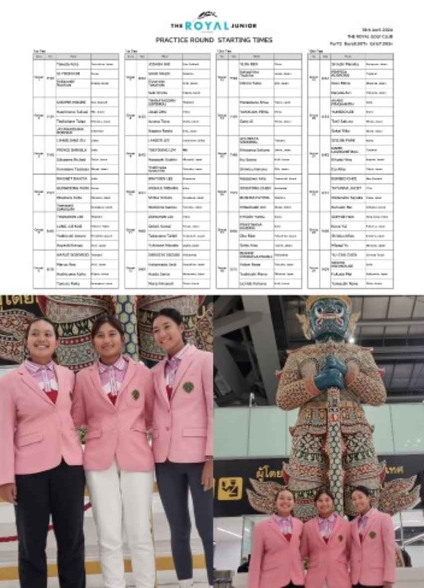 ส่งกำลังใจให้สามสาว  "ฝ้าย","วันออน"และ"นะโม" รายการ "3rd Edition The Royal Junior 2024"ประเทศ ญี่ปุ่น 