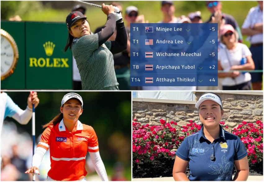 ลุ้นต่อ "โปรแจน" วิชาณี มีชัย รั้งตำแหน่งผู้นำร่วม รอบที่สาม  U.S. Women’s Open presented by Ally 