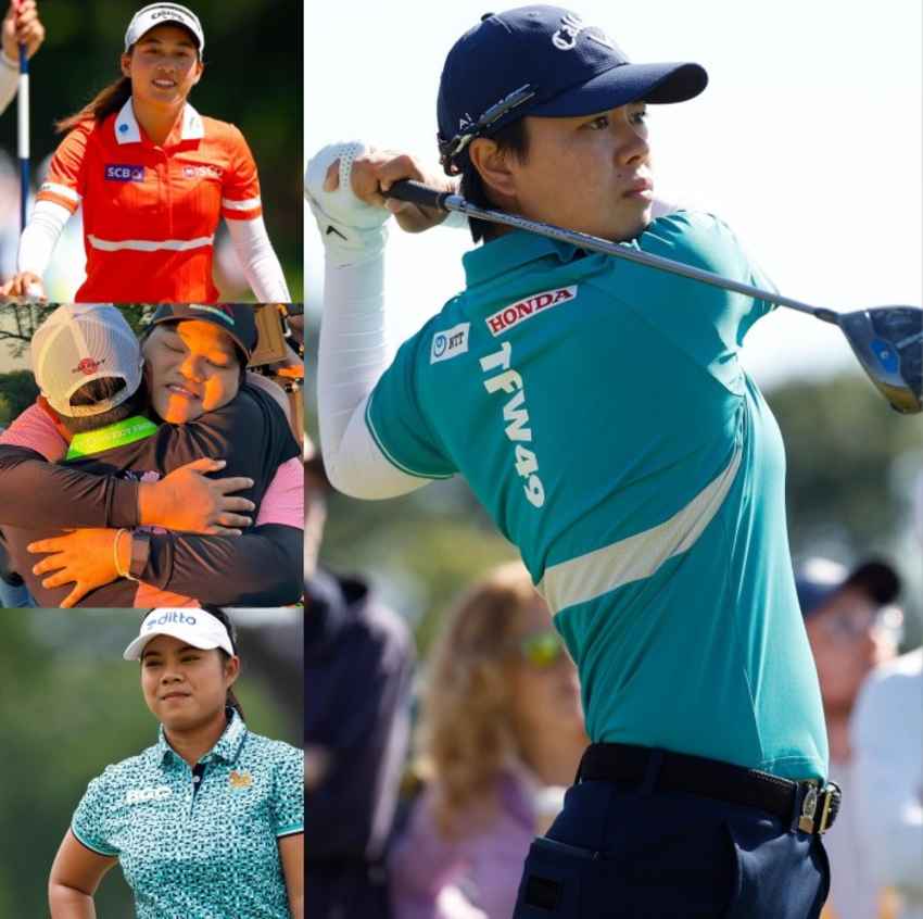 ยินดีกับ "โปรเปียโน","โปรจีน" และ "โปรแจน" สวิงสาวไทยจบ Top 10 รายการ U.S. Women’s Open presented by Ally 