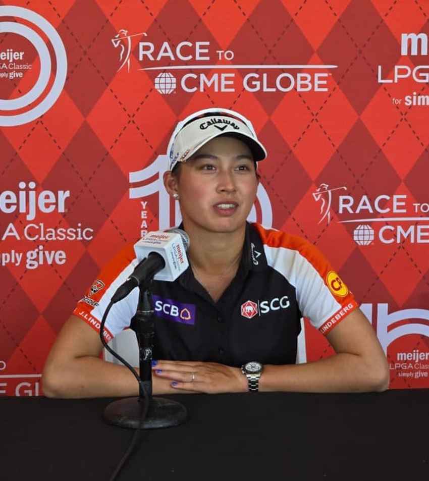 สัมภาษณ์ จีโน่ - อาฒยา เปิดตัวรอบแรก Meijer LPGA Classic 