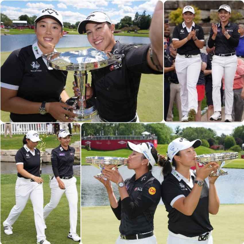 ยินดีกับ "โปรจีน" จับคู่กับหยิน รั่วหนิง คว้าแชมป์กอล์ฟประเภททีม 2 คน ในรายการ Dow Championship 