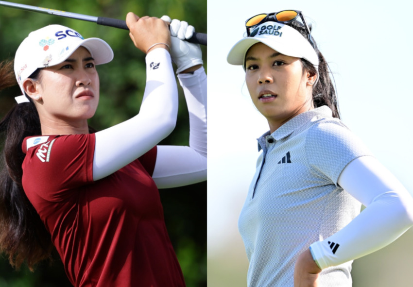"เมียว" ปาจรีย์ เปิดตัวสวยในรอบแรกของ Hilton Grand Vacations Tournament of Champions 