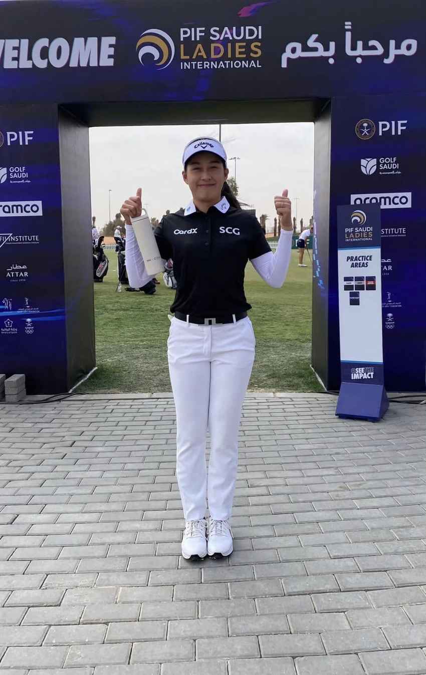 "โปรจีน" อาฒยา  ฐิติกุล เปิดรอบแรกฟอร์มดี อันดับที่ 4 ร่วมศึก PIF Saudi Ladies International 2025 